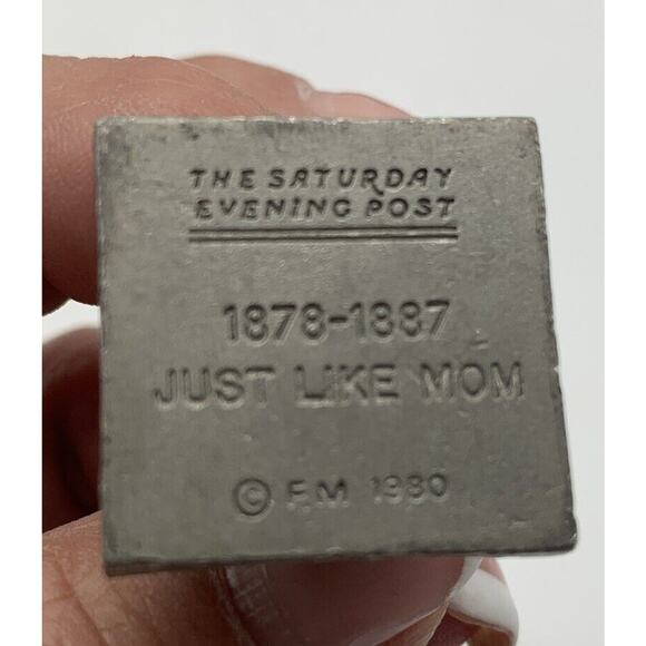 Vtg 1978-1980 Saturday Evening Post Pewter 23 Pc. Parade of American People - Picture 13 of 16